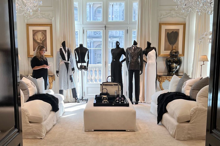 Atelier de haute couture parisien