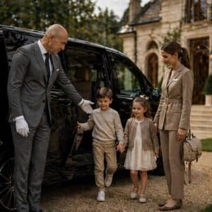 Déplacement famille minivan - transport sécurisé et adapté aux besoins